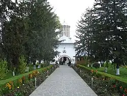 Entrance to the Samurcășești Monastery