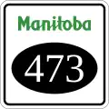 Provincial Road 473 marker