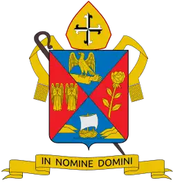 Manolo de los Santos's coat of arms