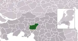 Location of Tilburg