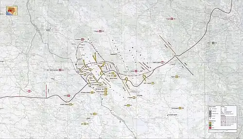 Military map of Operation Winter '94