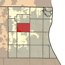 Location in Lake County