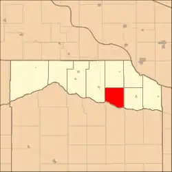 Location in Boyd County