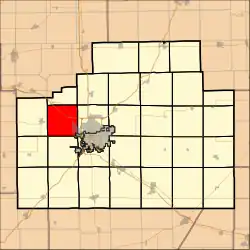Location in McLean County