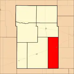 Location in Gray County