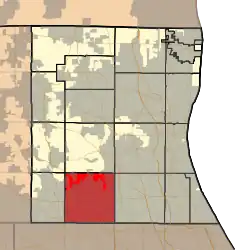 Location in Lake County