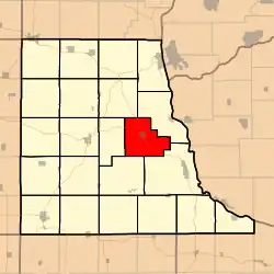 Location in Clayton County