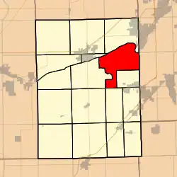 Location in Grundy County