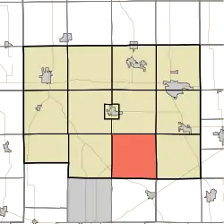 Location in Noble County
