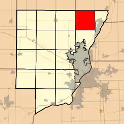 Location in Peoria County
