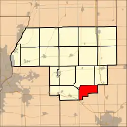 Location in Woodford County
