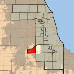 Location in Cook County