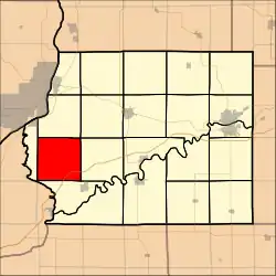 Location in Whiteside County
