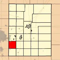 Location within Butler County