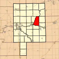 Location in LaSalle County