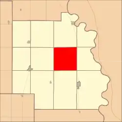 Location in Burt County