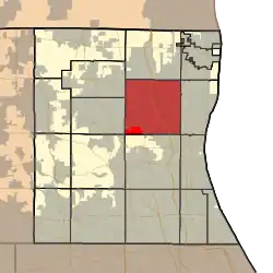 Location in Lake County