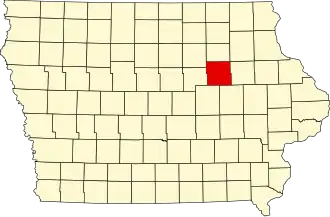 Black Hawk County map
