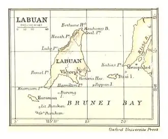 An 1888 British Map of Labuan