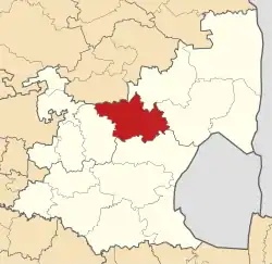 Location in Mpumalanga