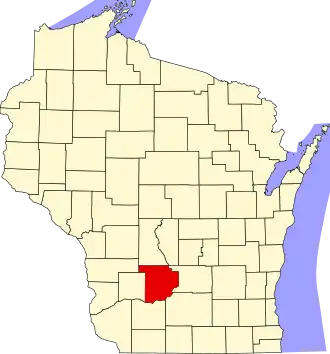 Sauk County map