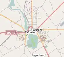 Potsdam, New York from OpenStreetMap