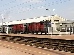 Memorial at the deportation railway platform