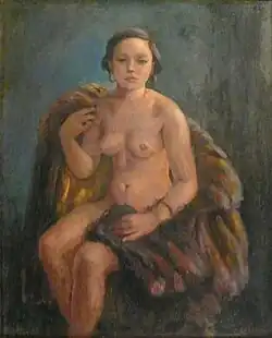 seated nude