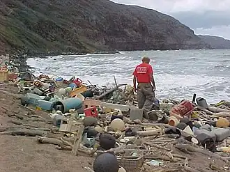 Image 15Marine debris on a Hawaiian coast in 2008 (from Pacific Ocean)