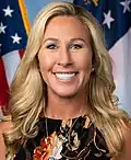 Representative Marjorie Taylor Greene from Georgia (2021–present)[74]