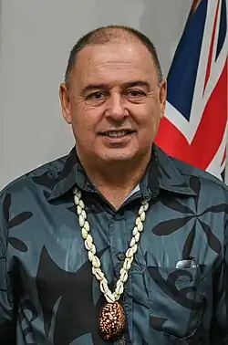 Cook Islands Prime Minister Mark Brown