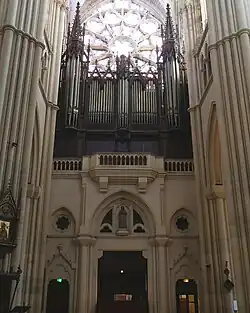 Pipe organs made by Joseph Merklin inside the Église Saint-Vincent-de-Paul