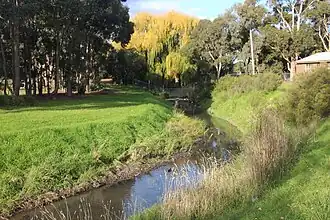 Martin Reserve, Hadfield - 100 photos of Merlynston Creek (35152609452).jpg