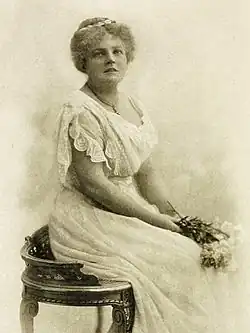 Mary Gaunt. Image from her book, Alone in West Africa, published in 1912