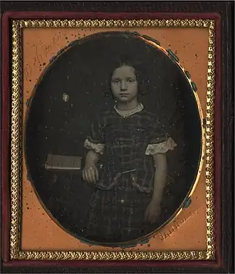Mary Mildred Botts/Williams in an 1855 daguerreotype
