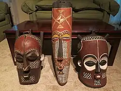 Image 5BaKongo masks from the Kongo Central region (from Culture of Africa)