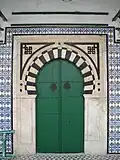 Door of Sidi Belhassen Chedly Mausoleum