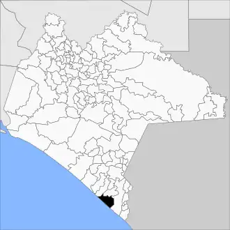 Municipality of Mazatán in Chiapas