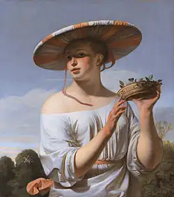 Girl in a Large Hat