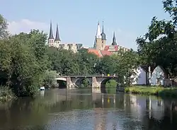 Merseburg with its castle and cathedral