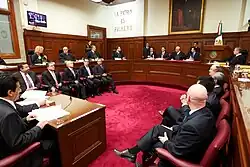 One of the chambers of the Mexican Supreme Court