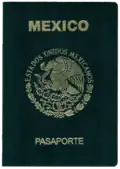 Mexican passport issued in 2016