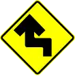 SP-9: Sharp reverse curve (left)