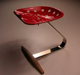 Mezzadro stool designed for Zanotta