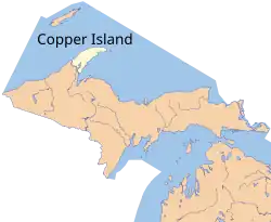 Copper Island in white