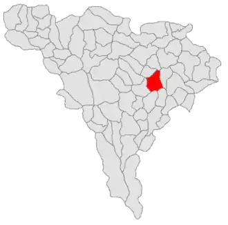 Location in Alba County