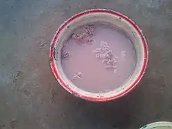 Milled Guinea corn after steeping