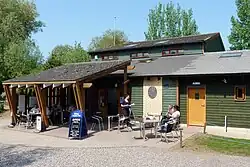 Milton Country Park Visitor Centre with a cafeteria selling snacks