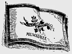 Grayscale version of the 1897 contest winner, as published in the Milwaukee Journal on January 10, 1898