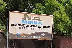 an image showing a signpost of Nigeria Television Authority